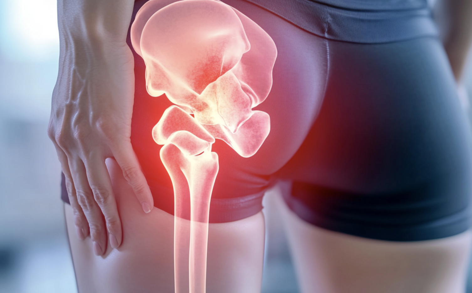 Anatomía de la articulación de la cadera — estructura ósea y tejidos de soporte